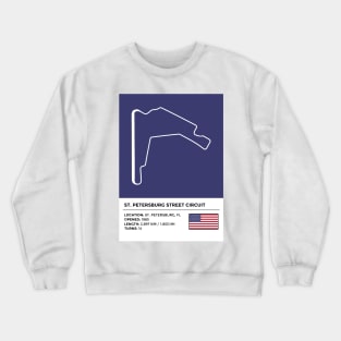 St. Petersburg Street Circuit [info] Crewneck Sweatshirt